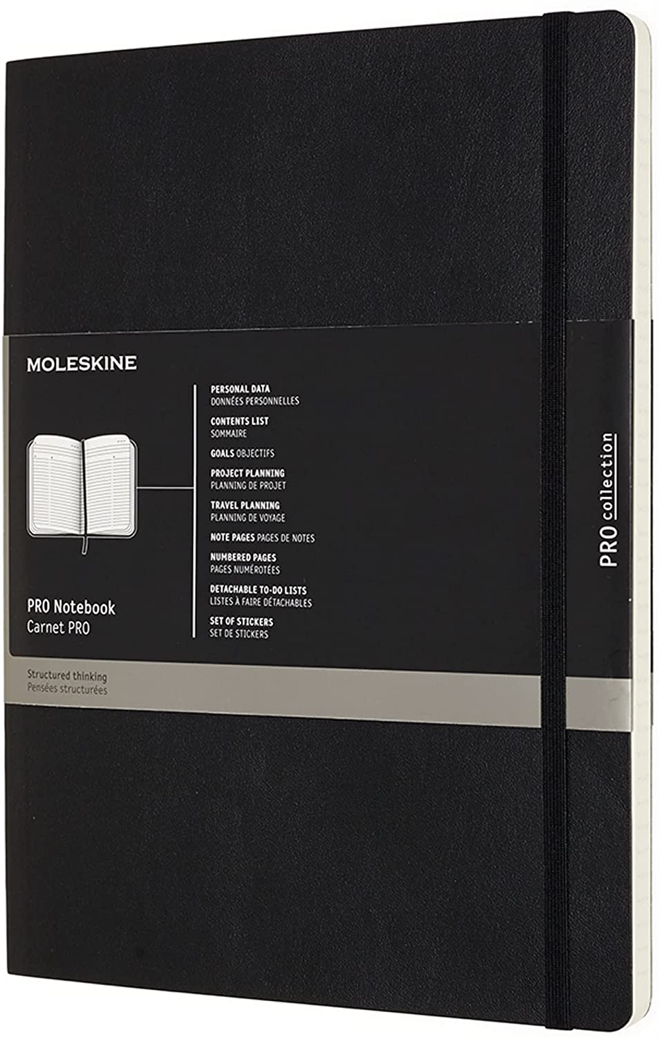 Carnet - Moleskine Pro - X-Large, Soft Cover - Black | Moleskine