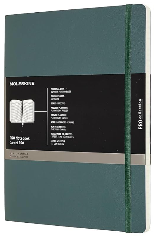 Carnet - Moleskine Pro - X-Large, Soft Cover - Forest Green | Moleskine