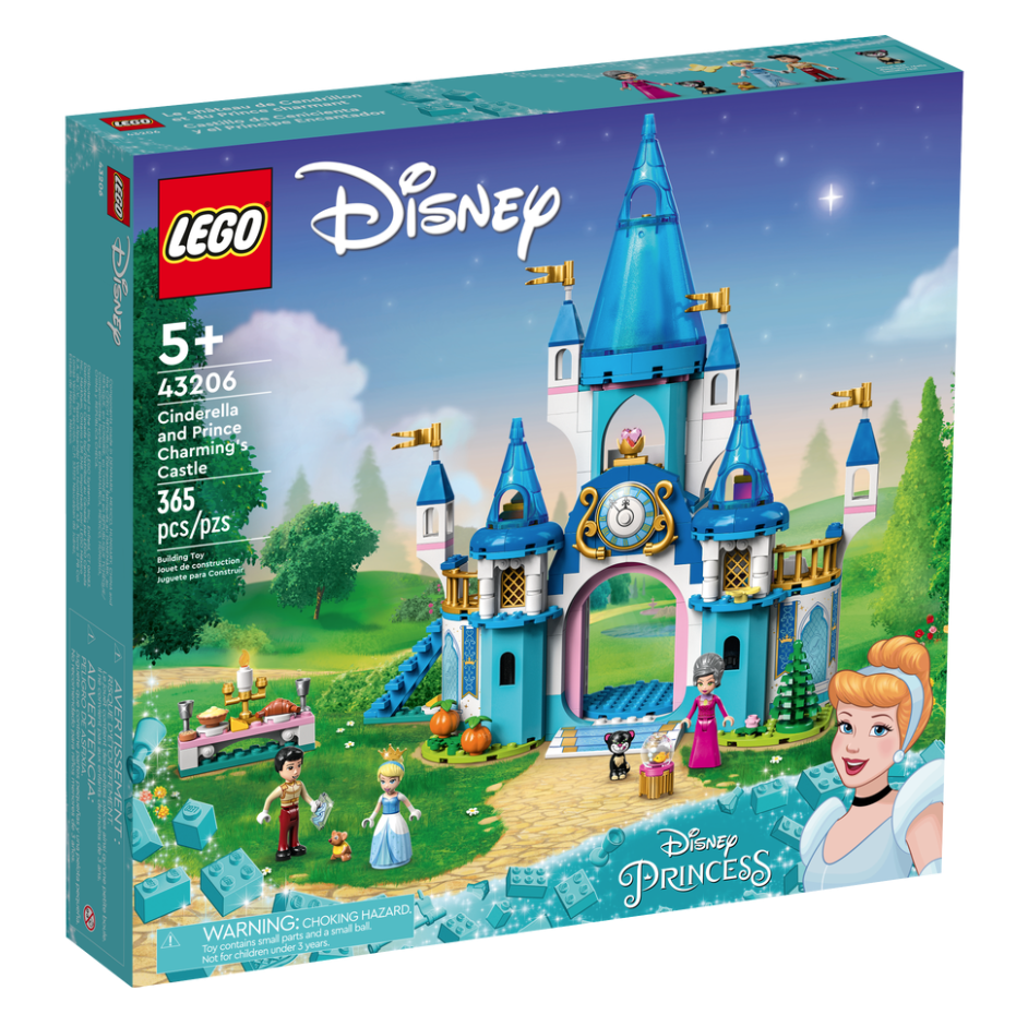 LEGO Disney - Cinderella and Prince Charming's Castle (43206) | LEGO image4