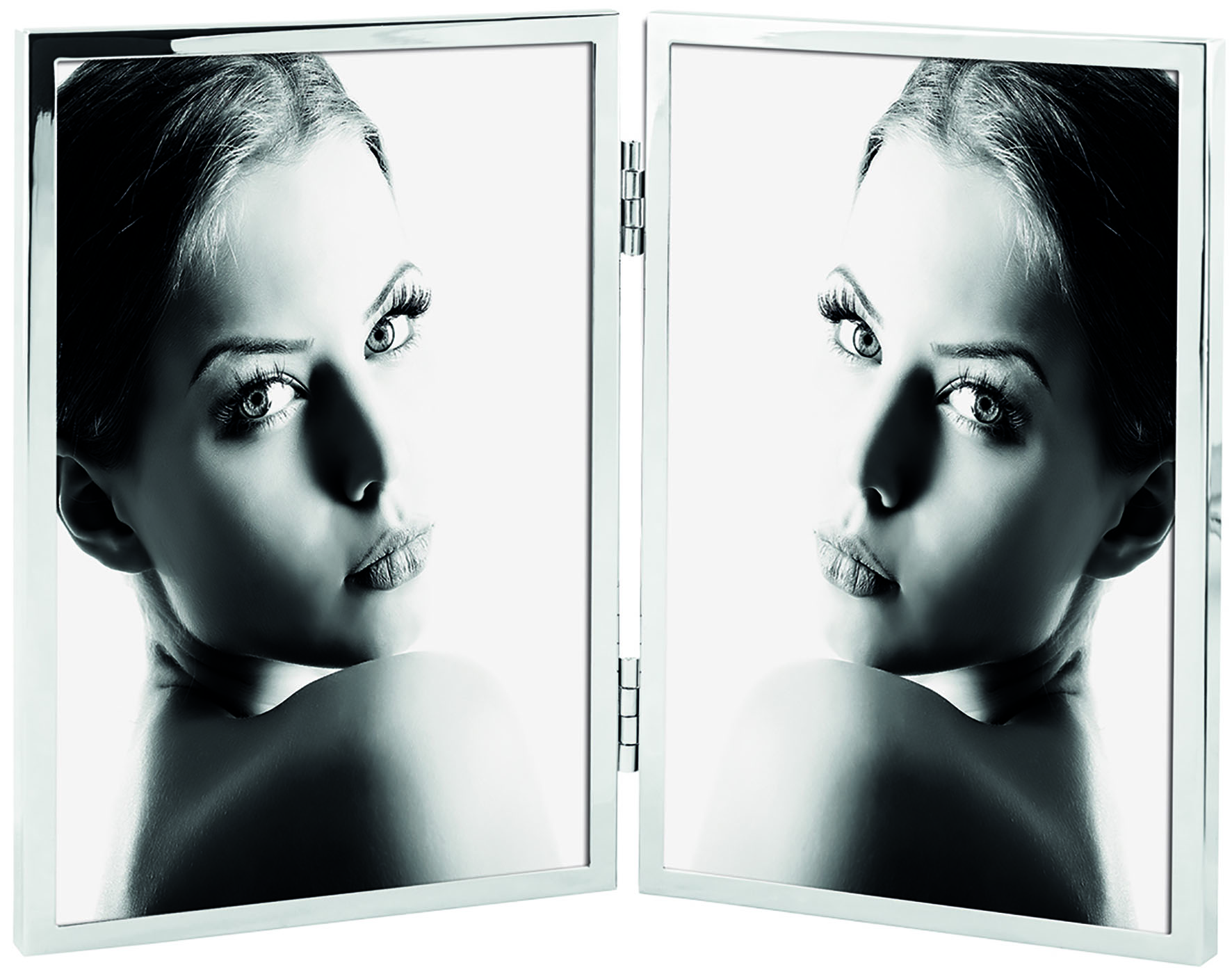 Rama foto dubla - Silver, 7 X 10 cm | Mascagni Casa