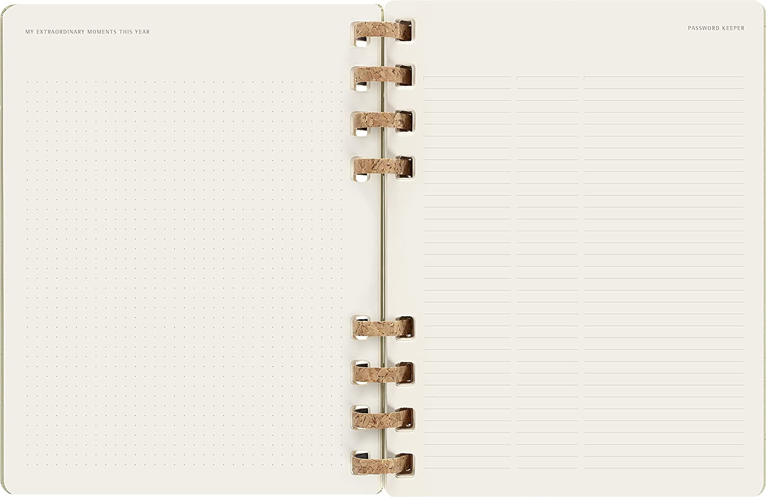 Agenda 2023 - 12-Months Weekly - Extra Large, Spiral, Hard Cover - Crush Olive | Moleskine - 5 | YEO