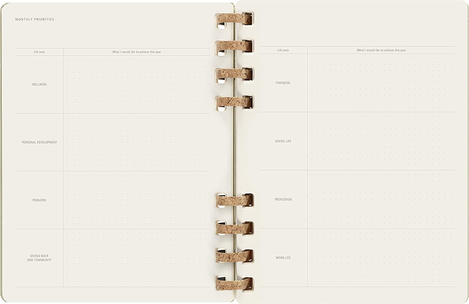 Agenda 2023 - 12-Months Weekly - Extra Large, Spiral, Hard Cover - Crush Olive | Moleskine - 7 | YEO