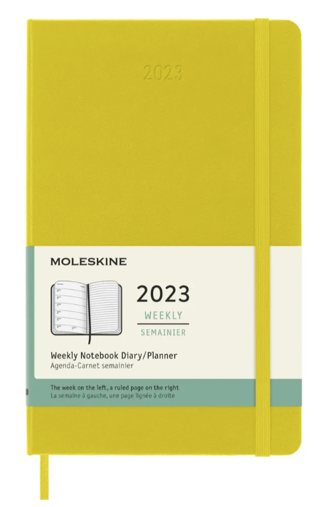 Agenda 2023 - 12-Months Weekly - Large, Hard Cover - Hay Yellow | Moleskine image5