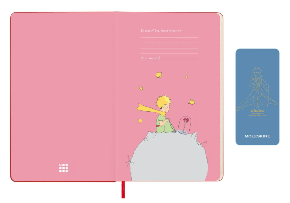 Agenda 2023 - 12-Months Weekly - Limited Edition - Large, Hard Cover - Le Petit Prince - Rose | Moleskine - 1 | YEO