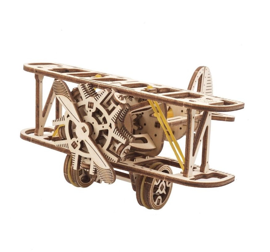 Puzzle 3D - Mini-Biplane | Ugears
