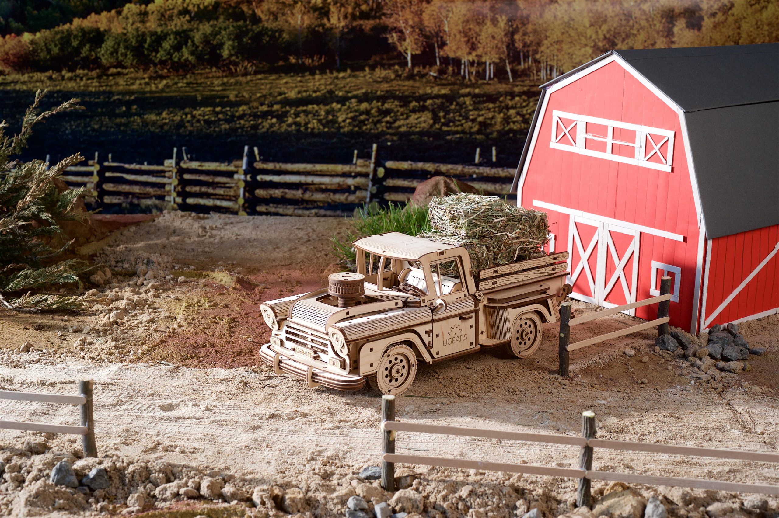 Puzzle 3D - Camioneta Lumberjack | Ugears - 0