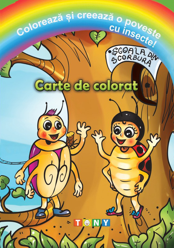 Coloreaza si creeaza o poveste cu insecte! |