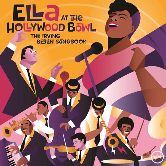 Ella At The Hollywood Bowl 1958: The Irving Berlin Songbook (Yellow Vinyl) - Vinyl | Ella Fitzgerald