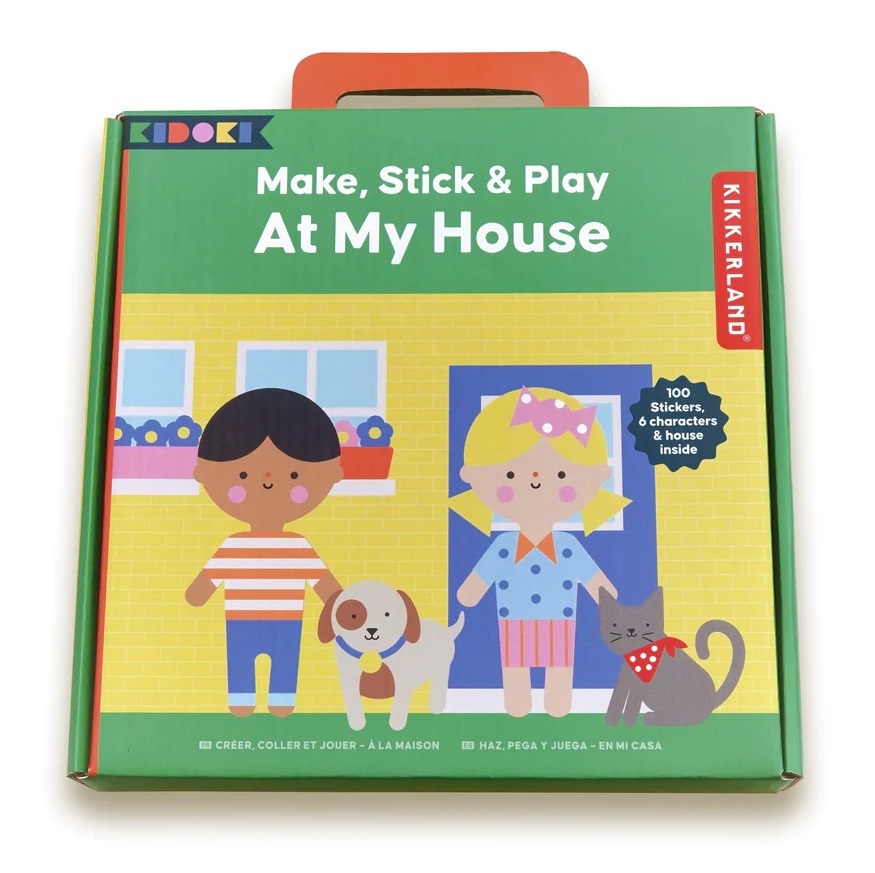 Set de constructie - Make, Stick & Play - At My House | Kikkerland