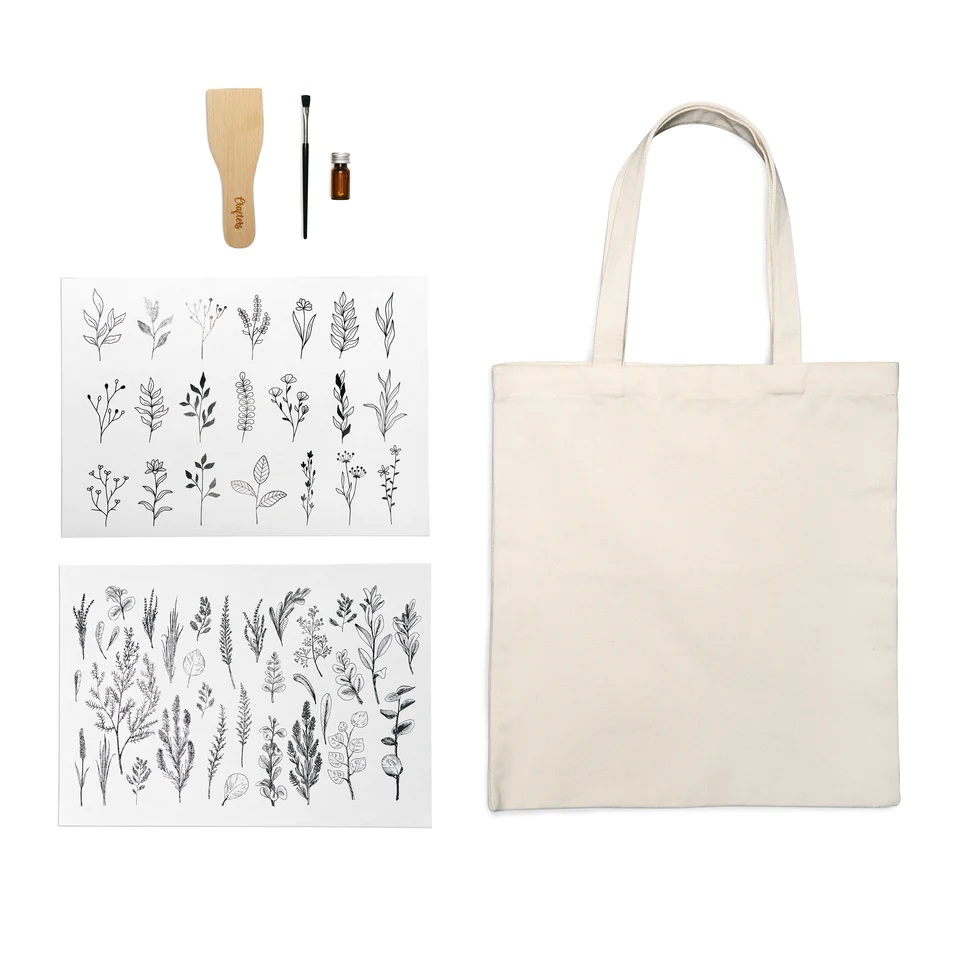 Kit decorativ cu tote bag - Crafters - Image Transfer Tote Bag | Kikkerland