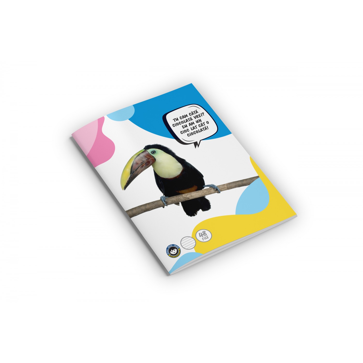 Caiet - Discover The Wild - Tucan, A4, dictando, 48 file | Iniko - 1 | YEO