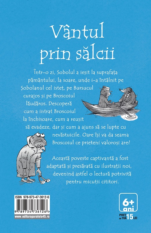 Vantul prin salcii (text adaptat) | Kenneth Grahame