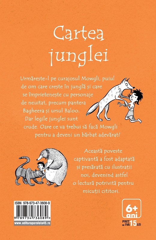 Cartea junglei (text adaptat) | Rudyard Kipling