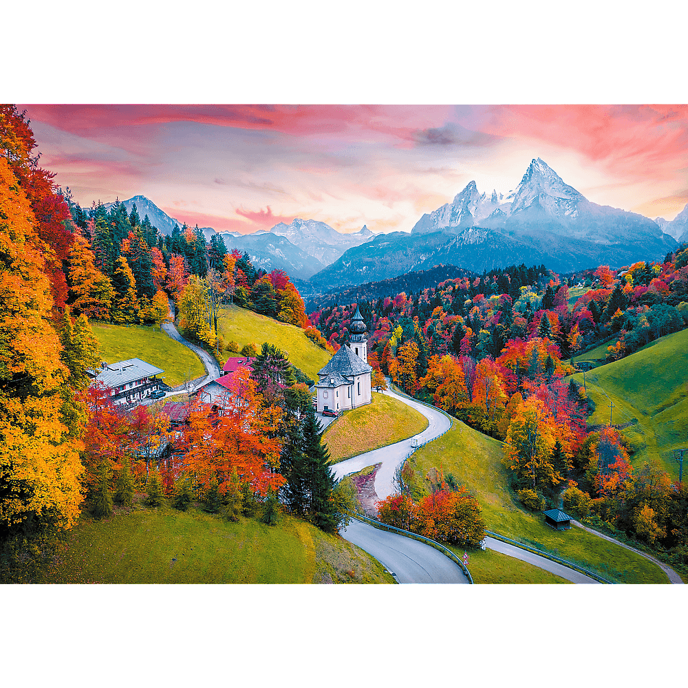 Puzzle 1000 piese - At the Foot of Alps - Bavaria - Germany | Trefl - 1