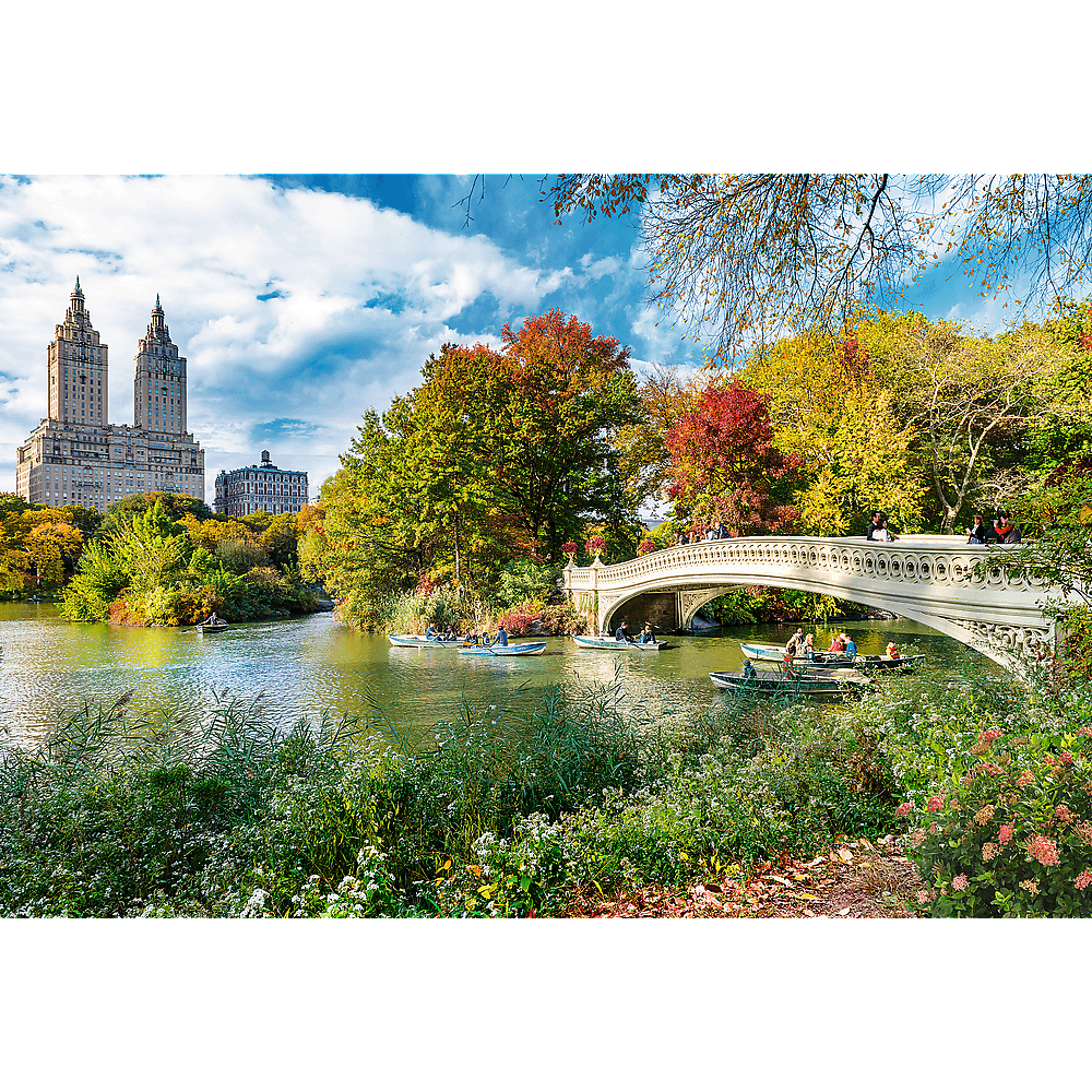Puzzle 1500 piese - Charming Central Park - New York | Trefl - 1