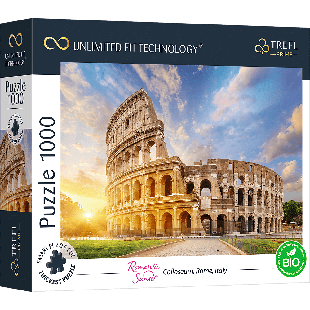 Puzzle 1000 piese - Colloseum - Rome - Italy | Trefl