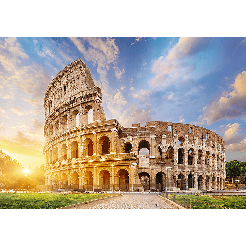 Puzzle 1000 piese - Colloseum - Rome - Italy | Trefl - 1