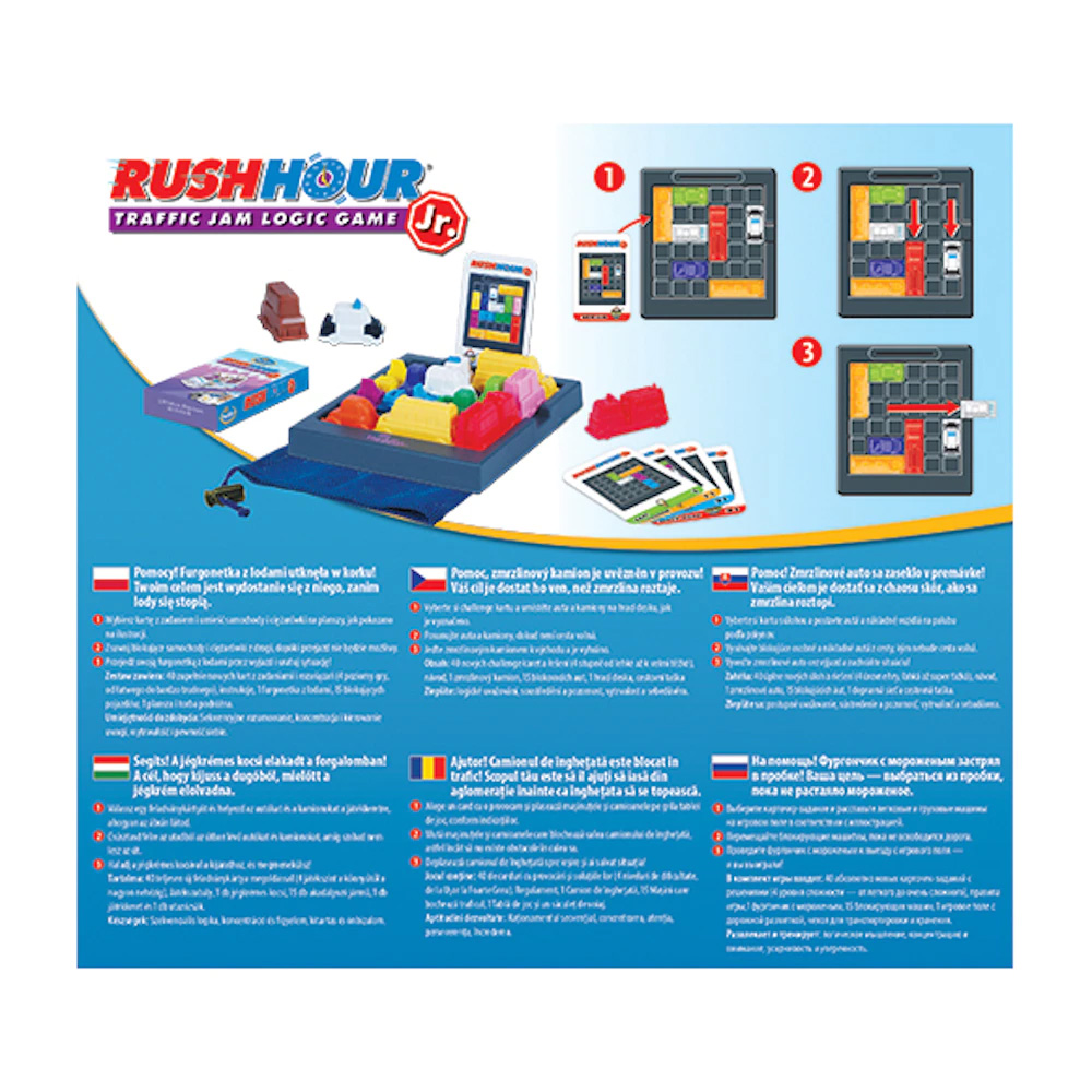 Joc educativ - Rush Hour Traffic Jam Logic Game Jr. | Thinkfun - 2
