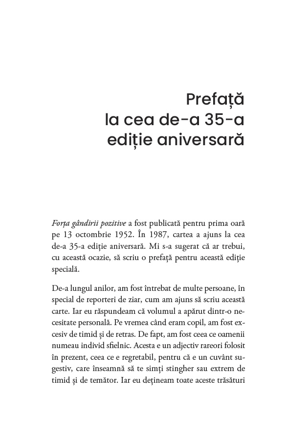 Forta gandirii pozitive. Editie de colectie | Norman Vincent Peale - 3 | YEO