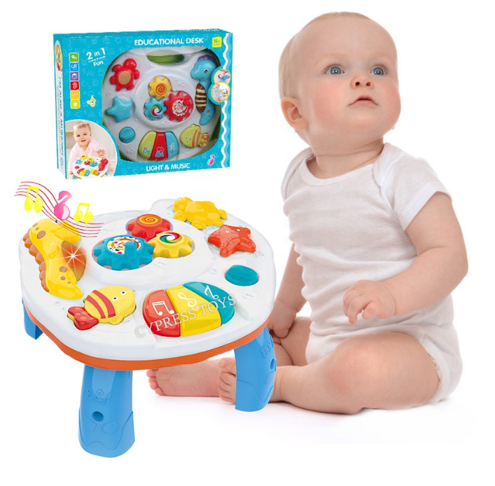 Masuta Educativa 2 in1 cu Lumini si Sunete pentru Bebelusi | Cypress Toys image1