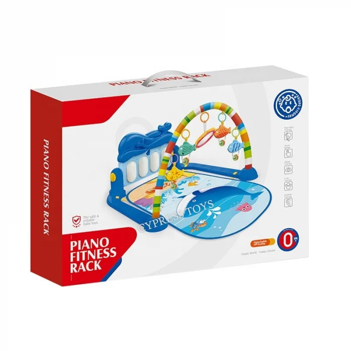 Saltea de Joaca pentru Bebelusi cu Sunete si Lumini Pestisori- Piano Fitness | Cypress Toys