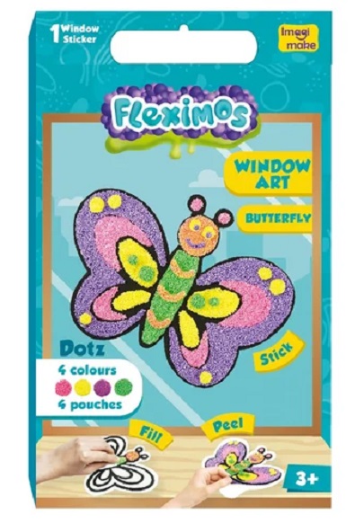 Set creativ stickere pentru fereastra - Butterfly | ImagiMake