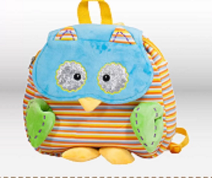 Rucsac din plus - Bufnita, 30 cm | Amek Toys