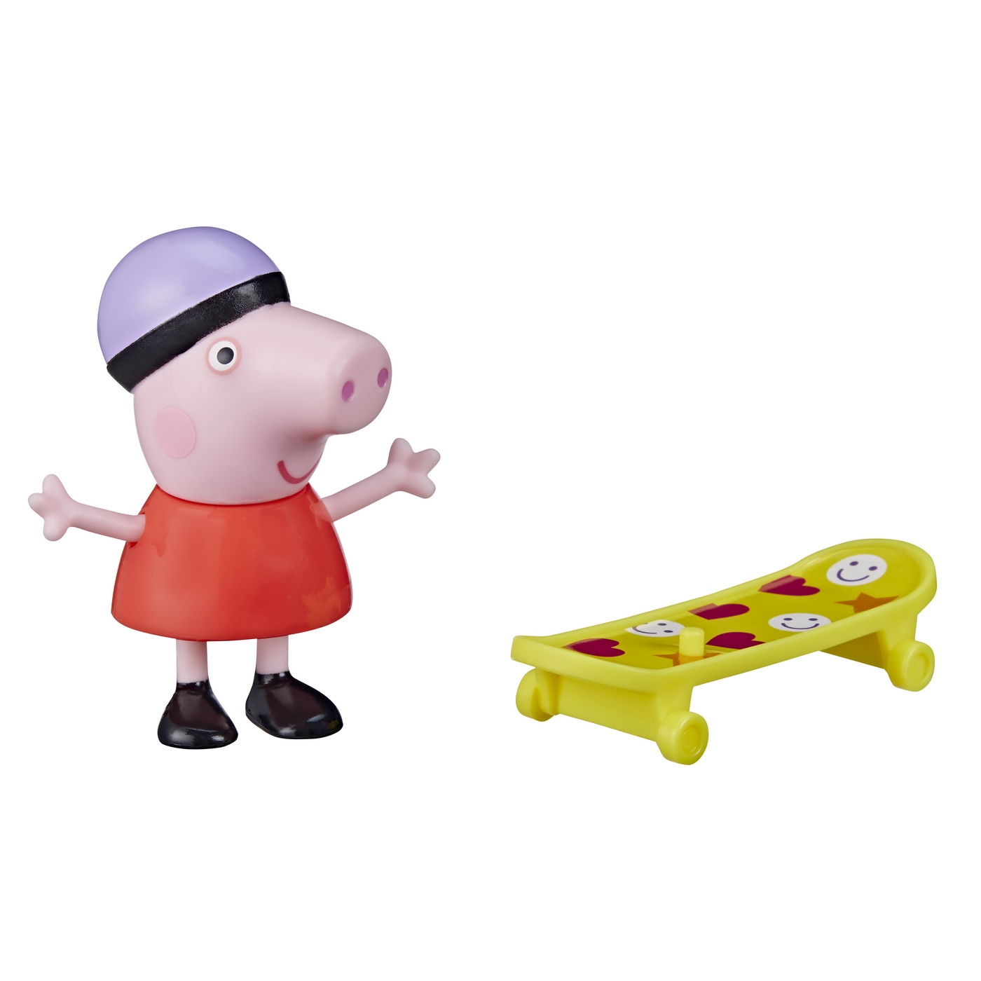 Figurina - Peppa Pig cu skateboard | Hasbro - 1 | YEO