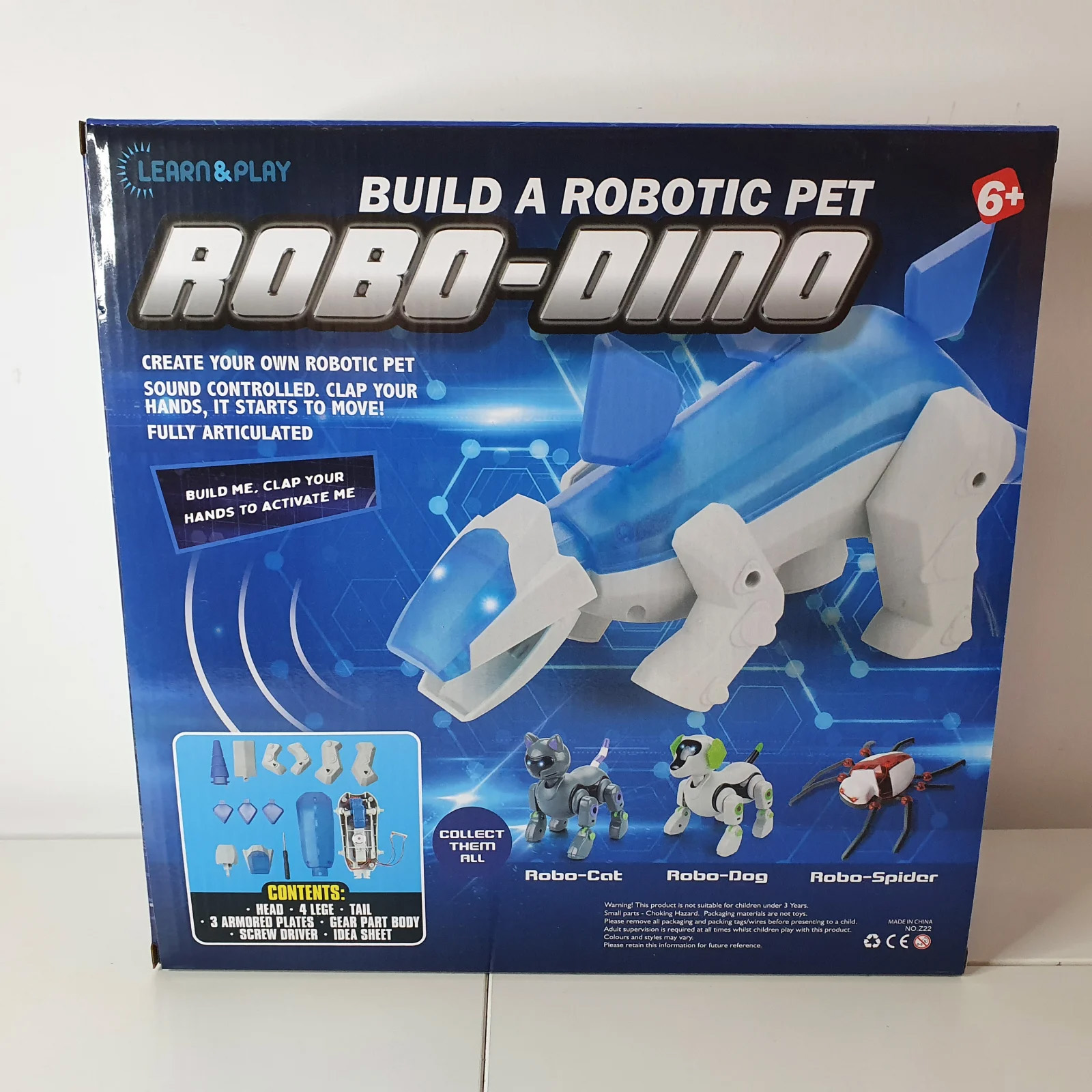 Set de constructie - Build a Robotic Pet - Robo-Dino | Learn & Play