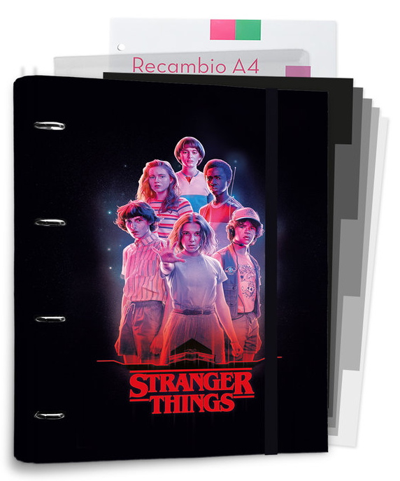 Dosar - 4 Ring Binder 100 Sheets - Stranger Things | Grupo Erik