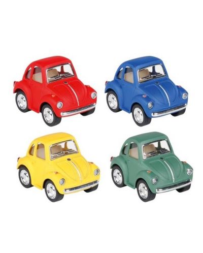 Masina - Volkswagen Classical Beetle, 5 cm, mai multe culori | Goki