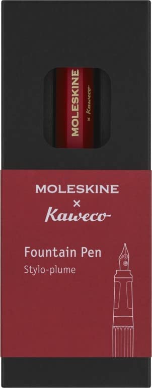 Stilou - Moleskine x Kaweco - Fountain - Size M Nib - Red | Moleskine - 2 | YEO