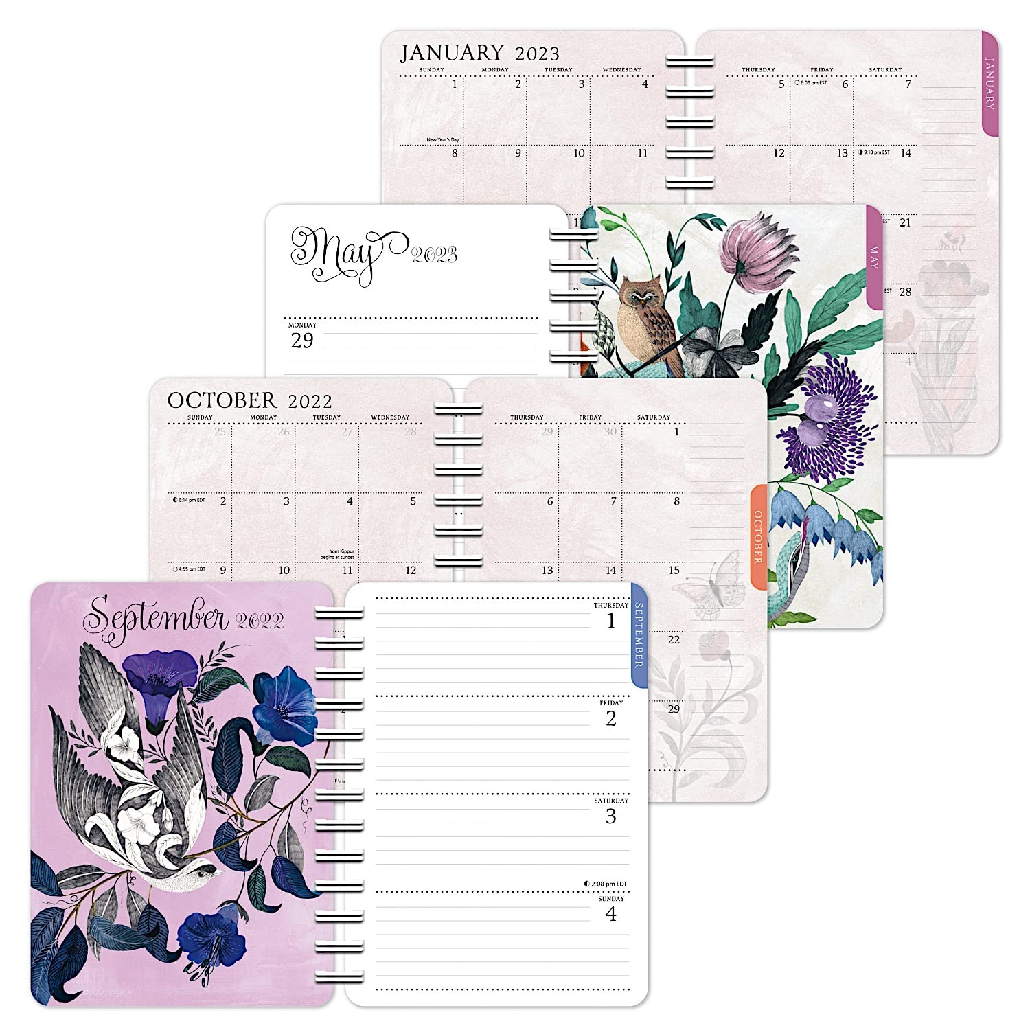 Agenda - Flora & Fauna 2022-2023 Weekly Planner | Amber Lotus - 2 | YEO