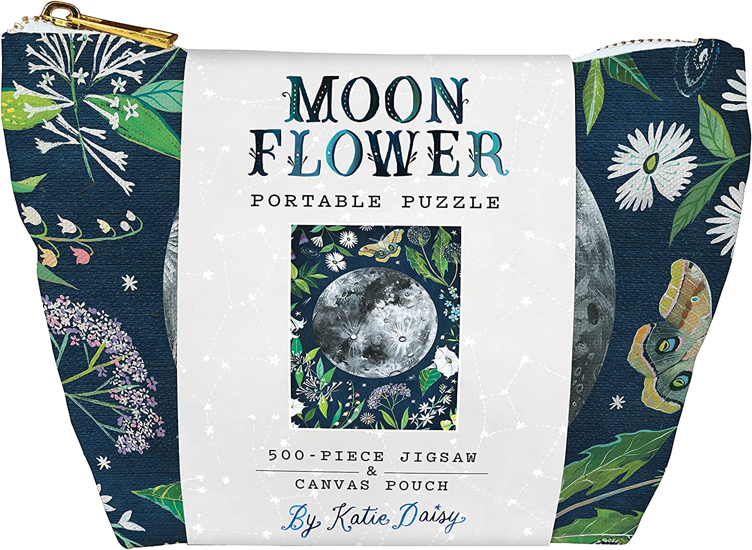 Puzzle - Moonflower, portabil | Chronicle Books