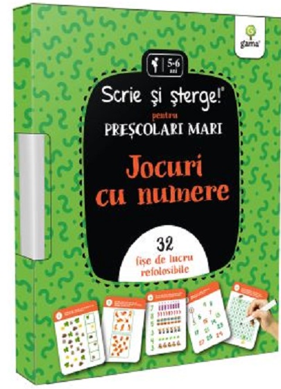 Jocuri cu numere. Prescolari mari |