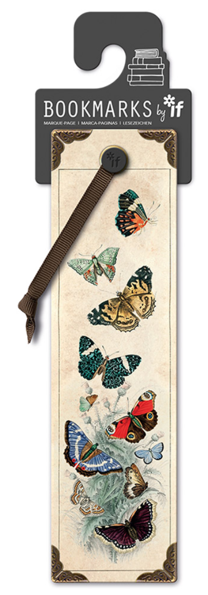 Semn de carte - Vintage - Butterflies | If (That Company Called) - 1 | YEO