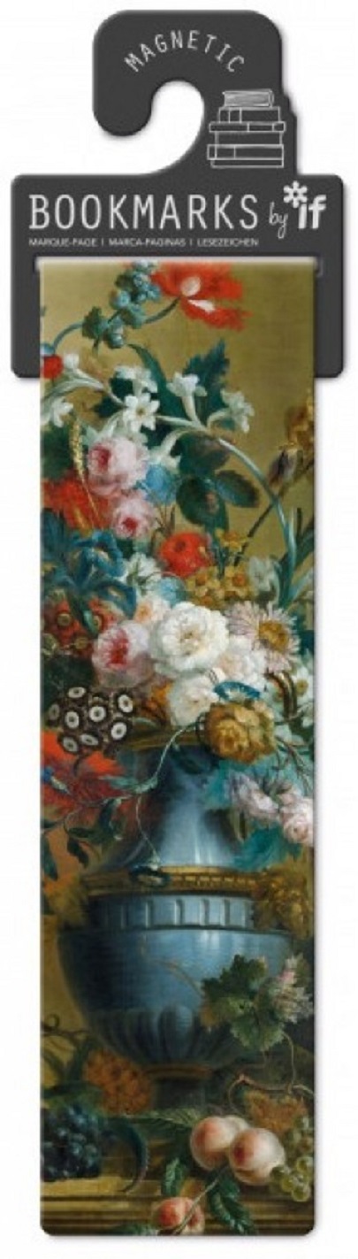 Semn de carte magnetic - Flowers In A Blue Vase | If (That Company Called)