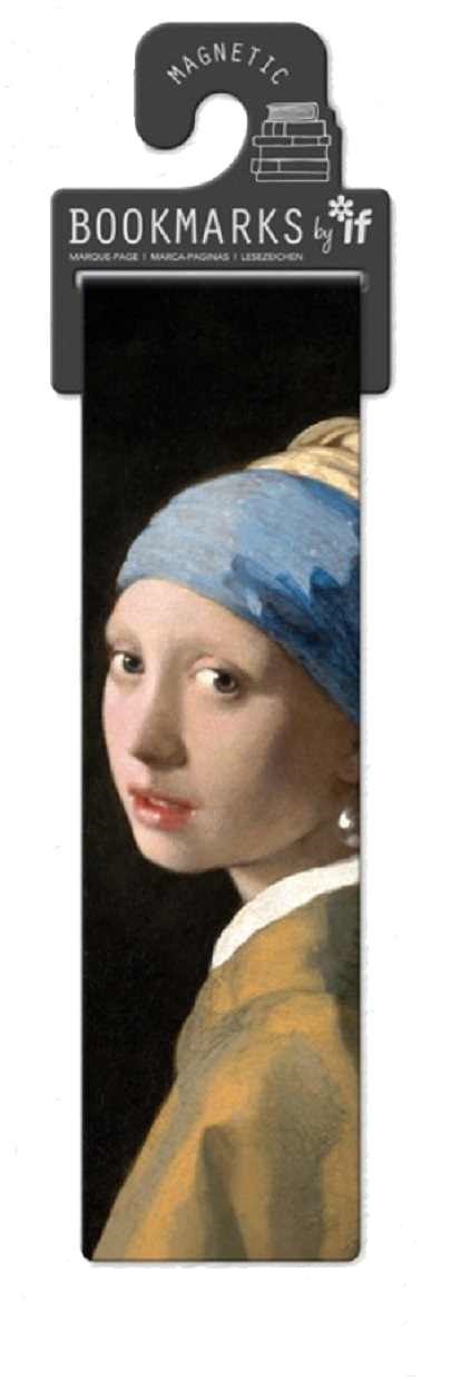 Semn de carte magnetic - Girl With A Pearl Earring | If (That Company Called)