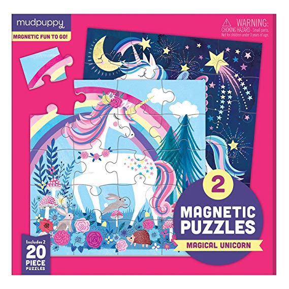 Puzzle magnetic - Magical Unicorn | Mudpuppy