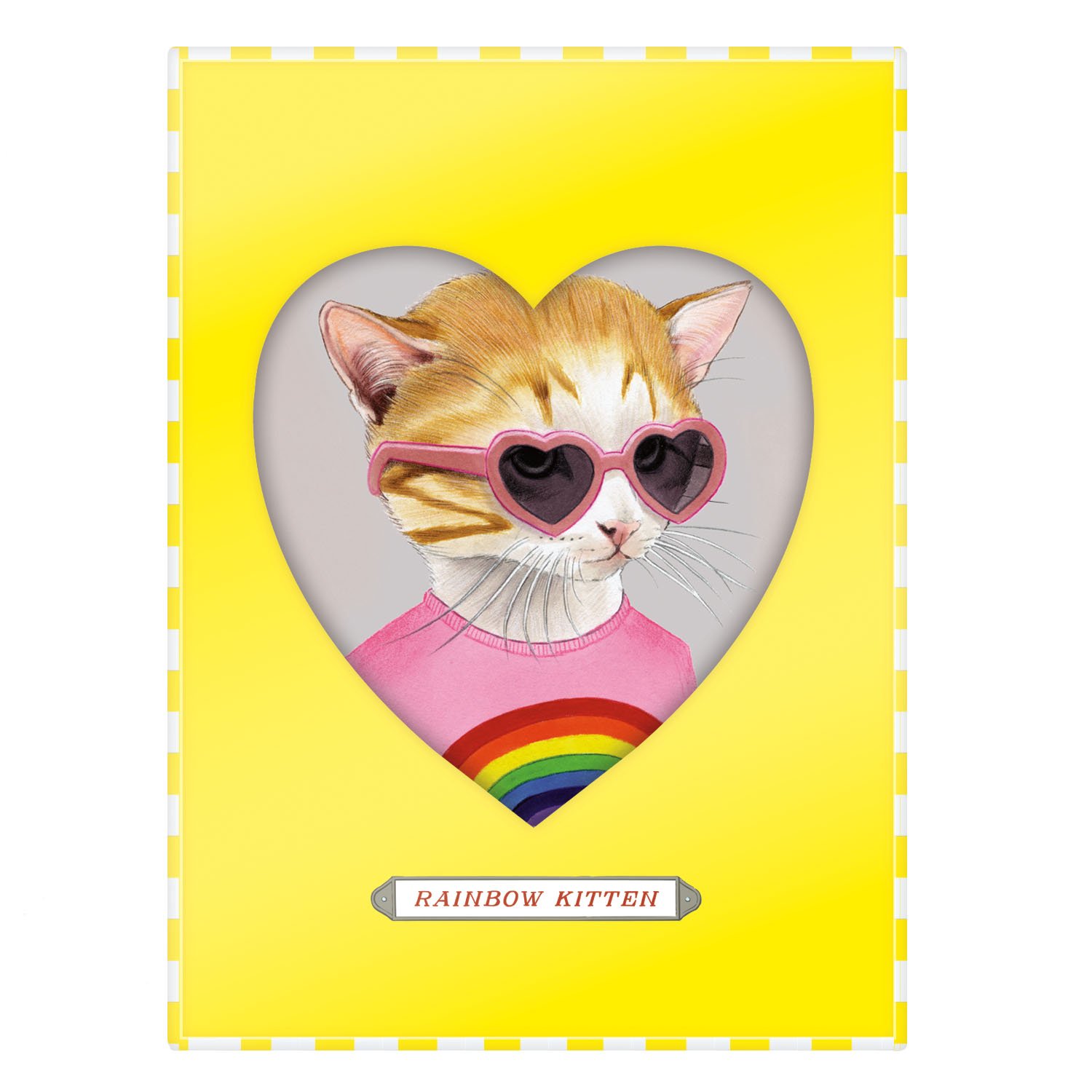 Tava decorativa-Berkley Bestiary Rainbow Kitten | Galison - 1 | YEO