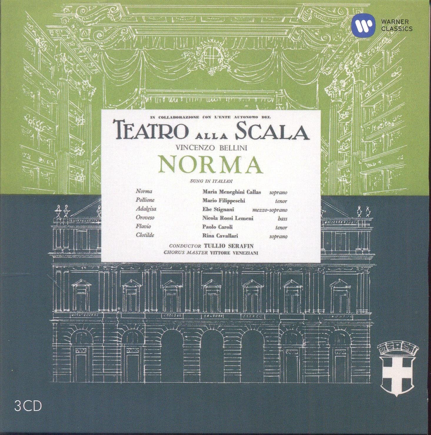 Bellini: Norma (1954 Mono) - BOXSET | Maria Callas, Mario Filippeschi, Ebe Stignani, Tullio Serafin, Chorus & Orchestra of La Scala Milan