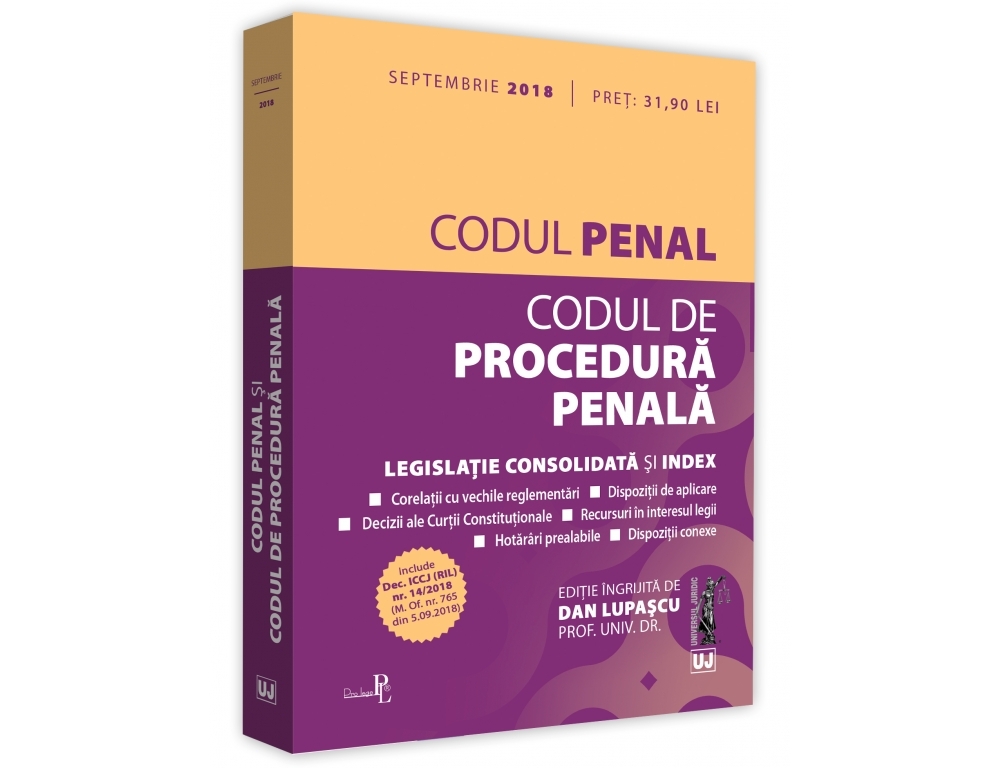 Codul penal si Codul de procedura penala | Dan Lupascu