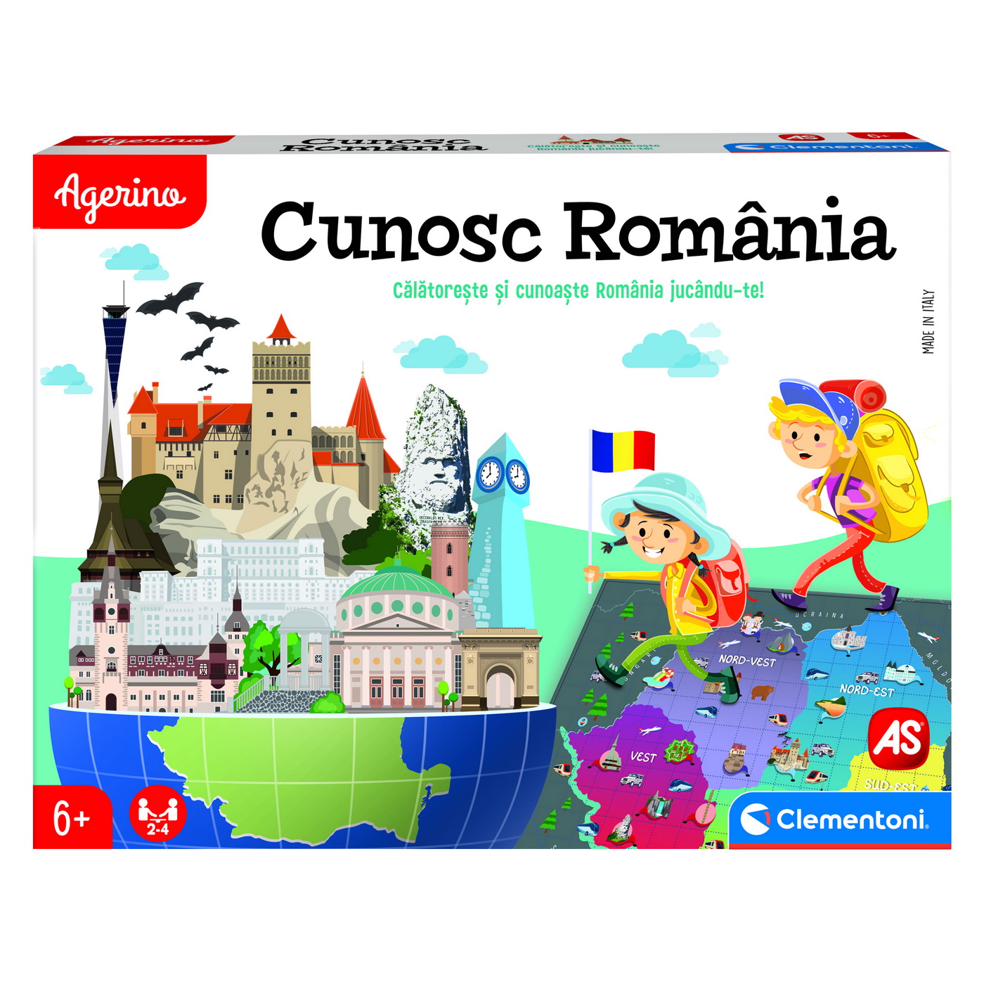 Joc educativ - Agerino - Cunosc Romania | Clementoni