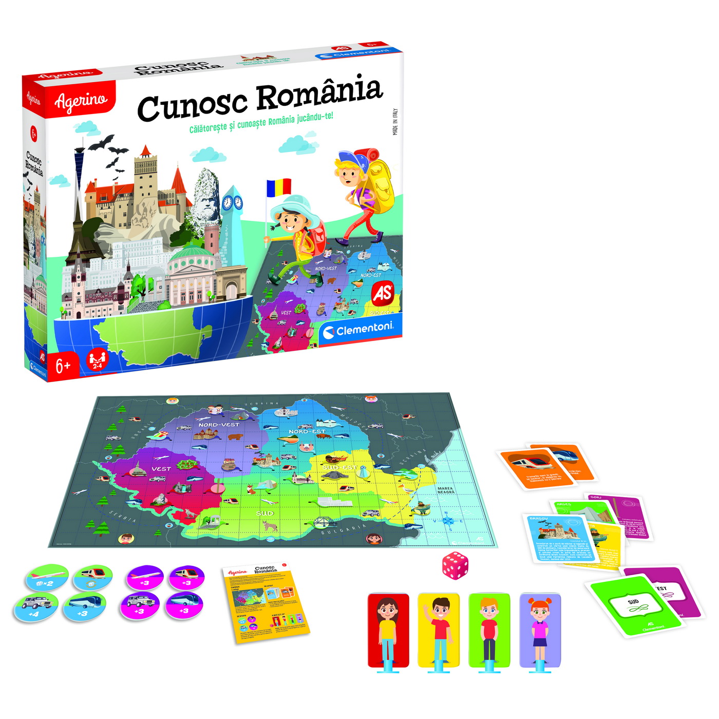 Joc educativ - Agerino - Cunosc Romania | Clementoni - 3