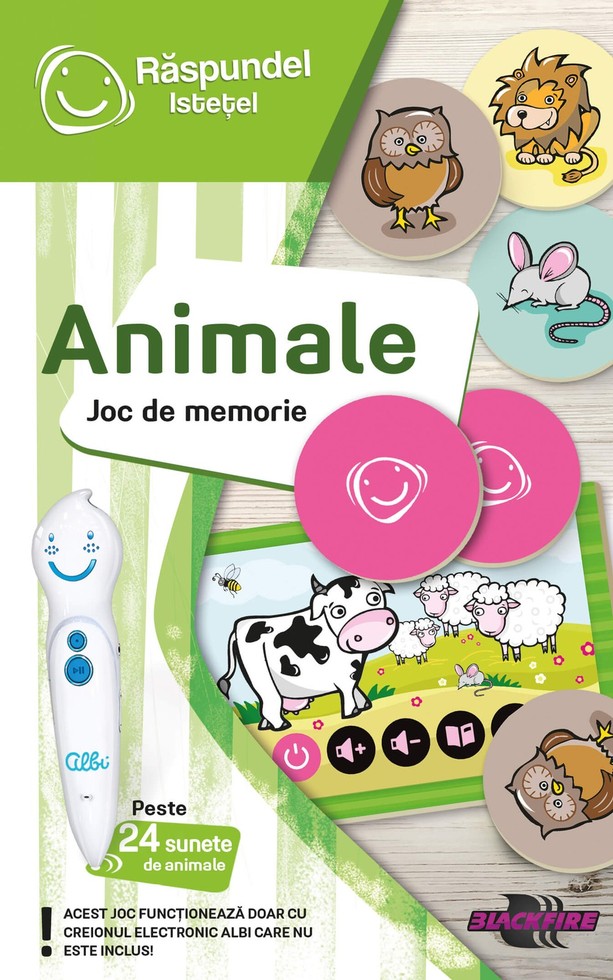 Joc educativ - Animale, joc de memorie | Raspundel Istetel - 1