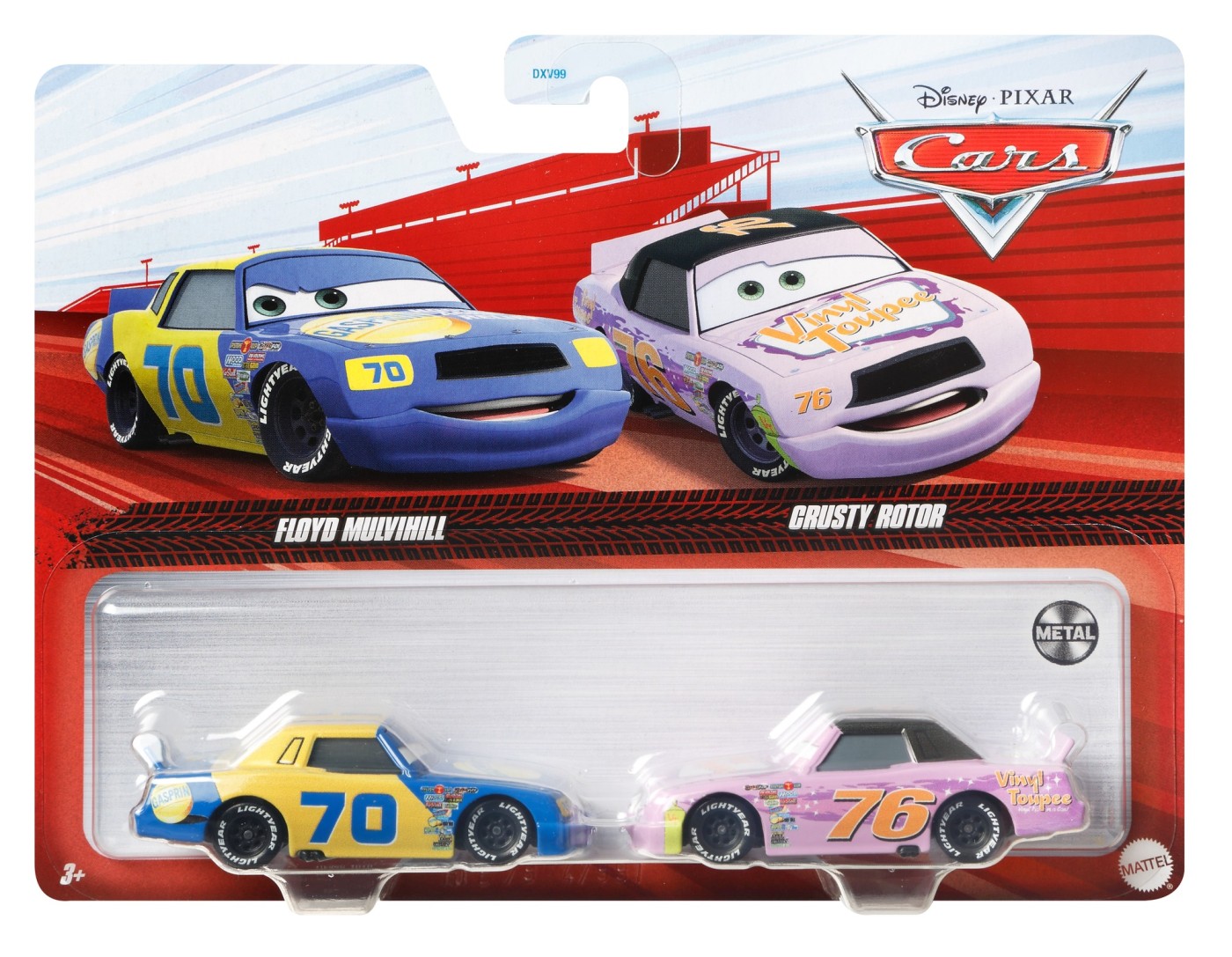 Set masinute - Disney Cars - Floyd Mulvihill & Crusty Rotor | Mattel