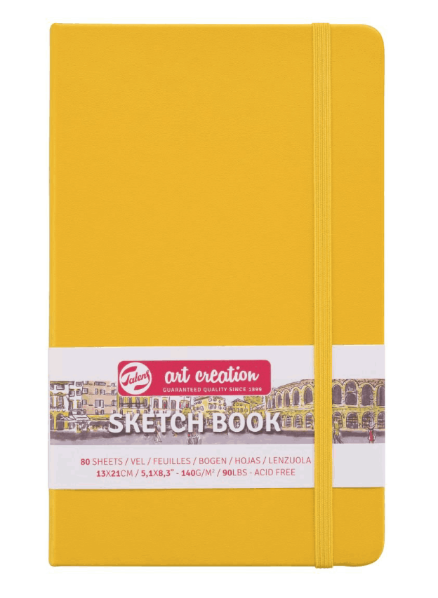 Caiet de schite A5 - Talens Art Creation - 80 Sheets - Golden Yellow | Royal Talens