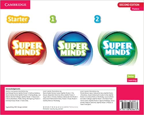 Super Minds Levels 1-2/Starter Poster Pack British English | Carmen Zavala Iturbe, Herbert Puchta, Peter Lewis-Jones, Gunter Gerngross