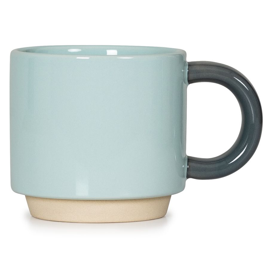 Cana - Skittle Stacking Mug - Mint & Dark Grey | Lund London - 2 | YEO