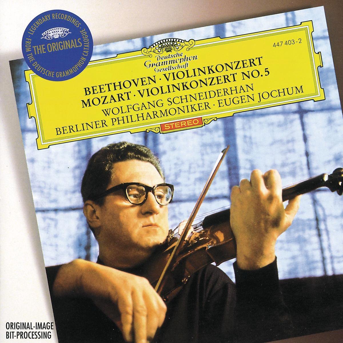 Beethoven: Violinkonzert / Mozart: Violinkonzert Nr. 5 | Berliner Philharmoniker, Eugen Jochum, Wolfgang Schneiderhan Beethoven poza noua